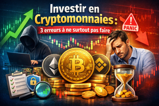 Investir en cryptomonnaies : 3 erreurs à ne surtout pas faire